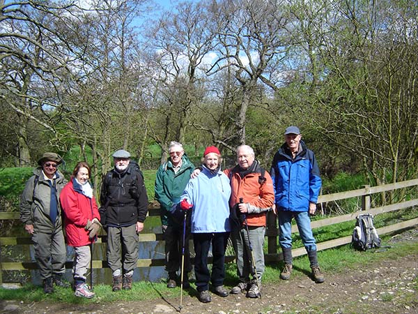 Walking club out near Danby